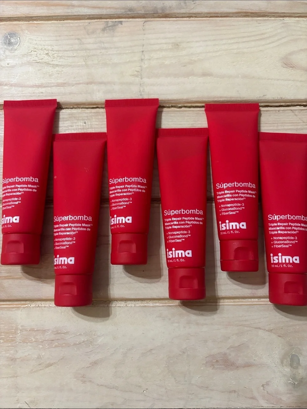 Súperbomba Triple Repair Peptide Mask - Red